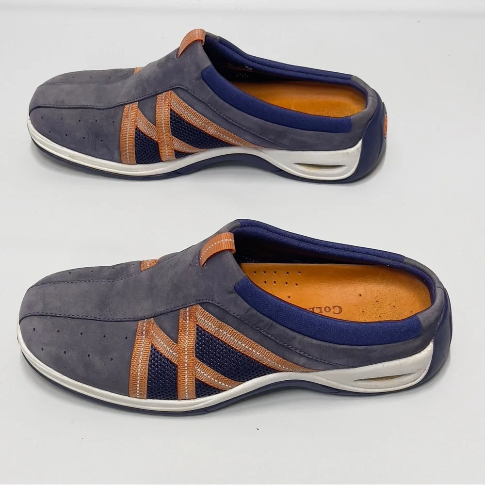 COLE HAAN women’s Size Slip On Sneaker Mules Purple And Orange